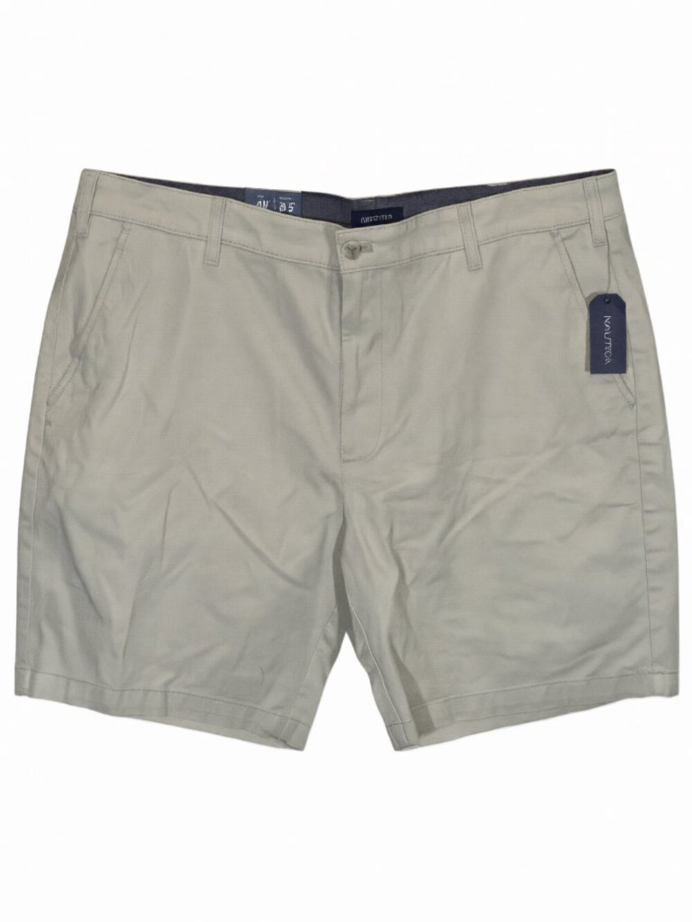 Nautica Classic Fit Deck Shorts Men 40 Khaki